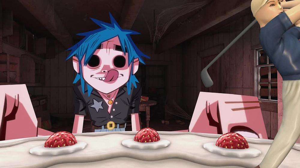 скачать клип Gorillaz - Saturnz Barz (Spirit House)
