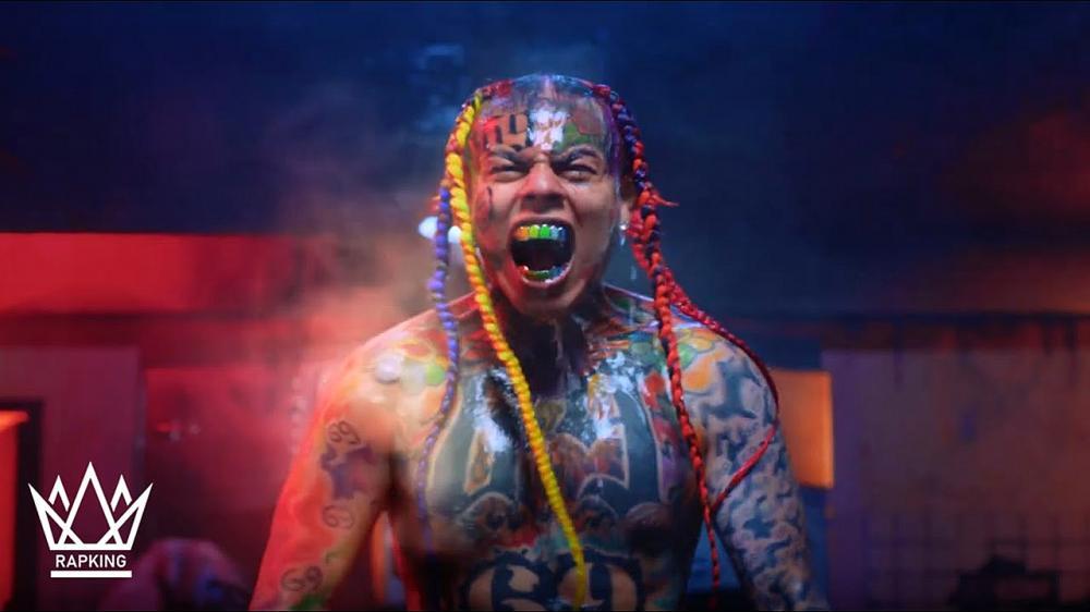 скачать клип 6IX9INE ft. 50 Cent and Eminem - KILLER