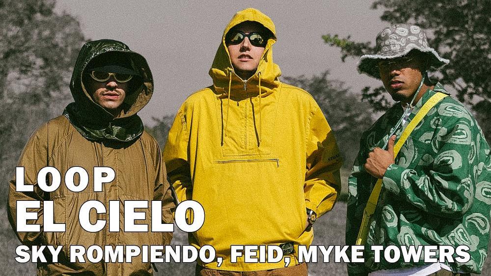 скачать клип Sky Rompiendo, Feid and Myke Towers - El Cielo