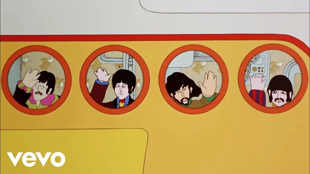 скачать клип The Beatles - Yellow Submarine